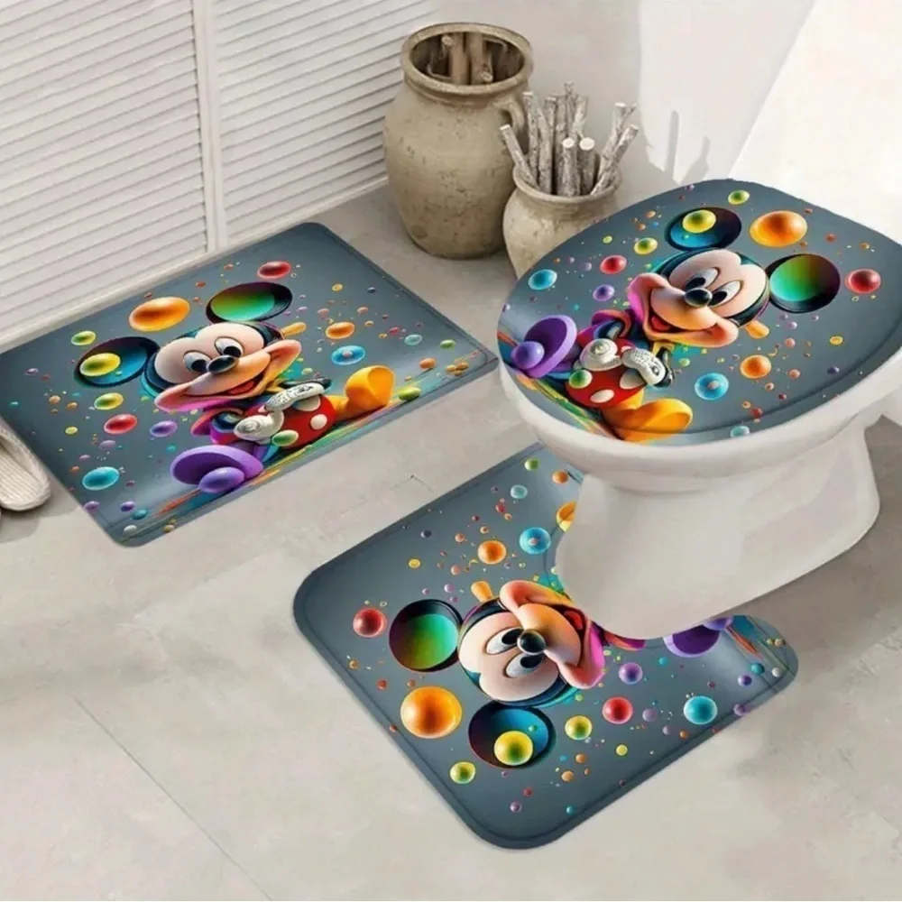 4pc Mickey Mouse Bathroom Set NWT